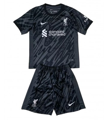 Liverpool Målvakt Hemmakläder Barn 2024-25 Kortärmad (+ Korta byxor)
